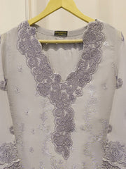 Pure Embroidered Cotton Net Shirt-S114098