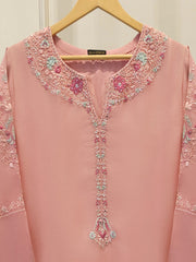 Pure Organza Embroidered Shirt S114689