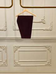 2 Piece - Embroidered Velvet Suit S115284