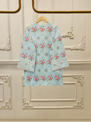 Digital Printed Embroidered Lawn Shirt S114952