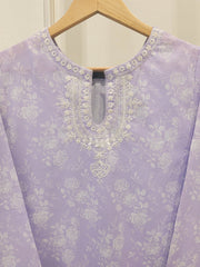 Digital Printed Embroidered Lawn Shirt S112358