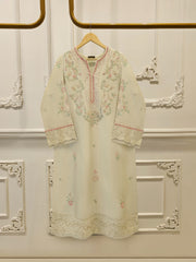 Pure Embroidered Sheesha Silk Shirt S114274