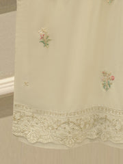 Pure Embroidered Sheesha Silk Shirt S114274