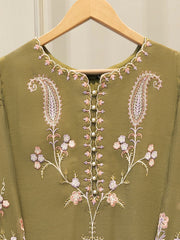 Pure Embroidered Cotton Net Shirt S114991