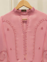 2 Piece - Pure Embroidered Cotton Net Suit S113103
