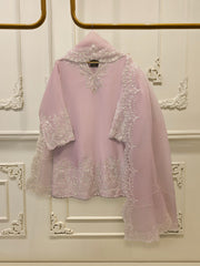 3 Piece- Pure Sheesha Silk Embroidered Suit S115292