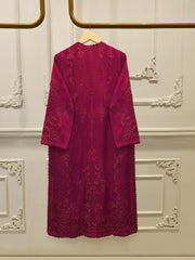 3 Piece- Pure Korean Silk Embroidered Suit S115293