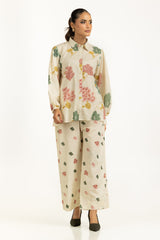 Yarn Lurex Printed Co-Ord Set
