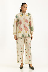 Yarn Lurex Printed Co-Ord Set