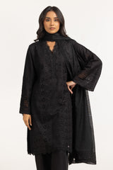 Cambric Shifflie Embroidered Shirt And Dupatta
