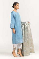 2 Piece Festive Suit Kathan Silk Kurta Jamawar Dupatta