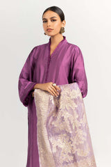 2 Piece Festive Suit Kathan Silk Kurta Jamawar Dupatta