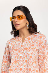 Cambric Block Printed Shirt