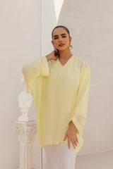 Dyed Georgette Embroidered Top