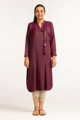 Dyed Moonlight Acrylic Viscose Embelished Shirt