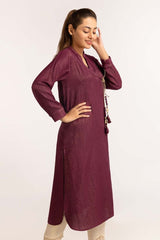 Dyed Moonlight Acrylic Viscose Embelished Shirt