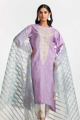 Dyed Jacquard Embroidered Shirt