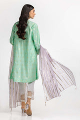 Dyed Jacquard Embroidered Shirt