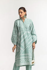 Dyed Polyester Viscose Screen Printed Shirt With Trouser