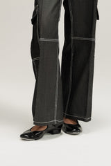 Denim Dyed Pant With Pocket
