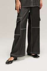 Denim Dyed Pant With Pocket