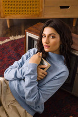 Blended Turtle Neck Sweater