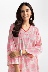 Jacquard Printed Shirt And Lawn Lacquer Printed Trouser IUSTTS-303