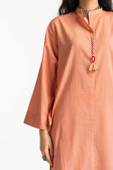 Dobby Dyed Embellished Shirt And Trouser