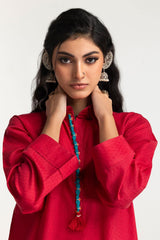 Dobby Dyed Embellished Shirt And Trouser