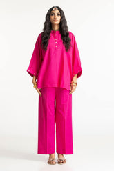 Dobby Dyed Embellished Shirt And Trouser