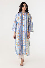 Stitched Blended Jacquard Printed Shirt