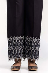Black Cambric Festive Trousers