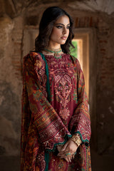 3-PC Stitched Embroidered Chiffon Collection VSLW6-04P