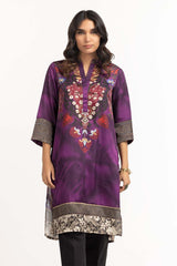 Charmeuse Silk Printed Shirt