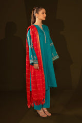 Jacquard Embroidered Shirt And Jacquard Dupatta