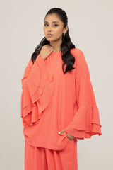 Knitted Blended Dyed Shirt