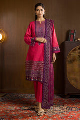 Kurta Shawl Trouser - 3007