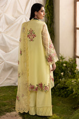 3-PC Embroidered  Cotton Net CMA-5-192
