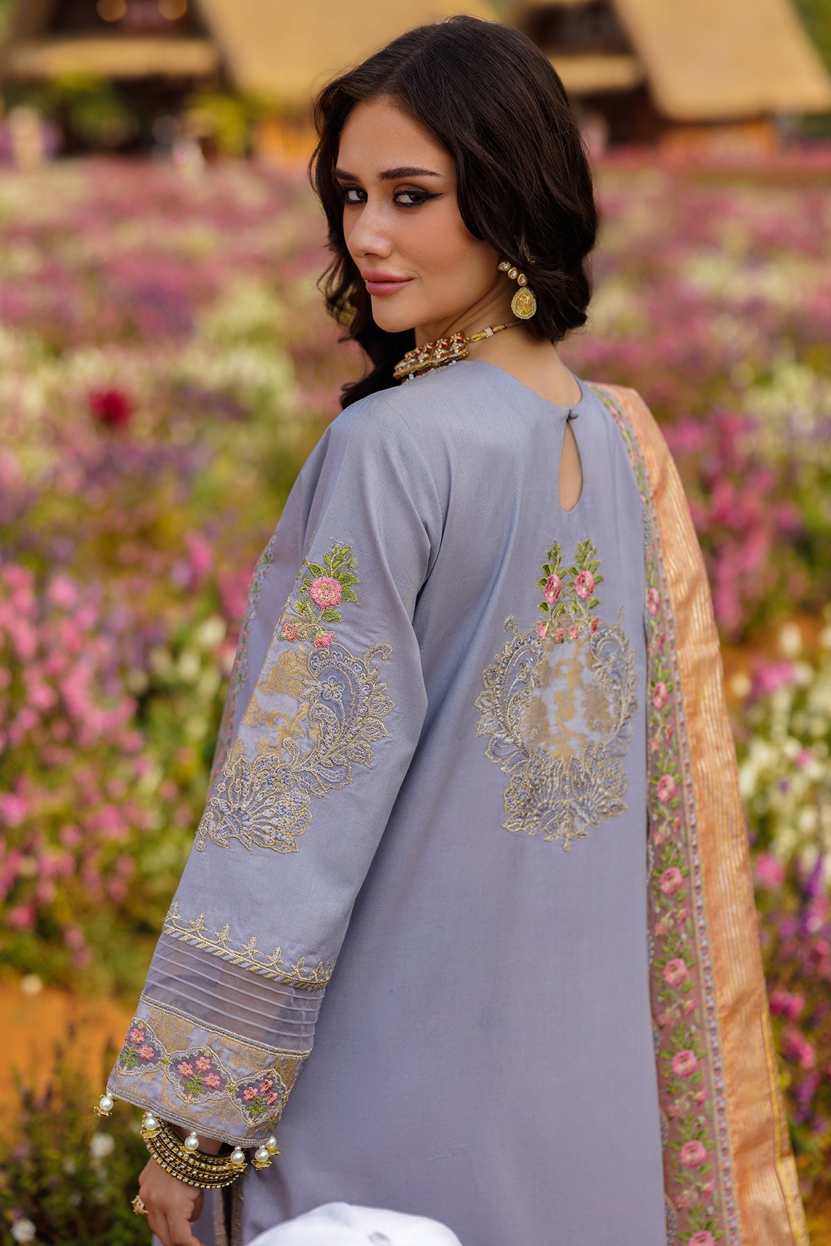 3-PC  Embroidered Lawn Collection Suit CZ5-05 P