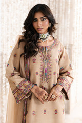 3-PC Embroidered  Silk CMA-6-326