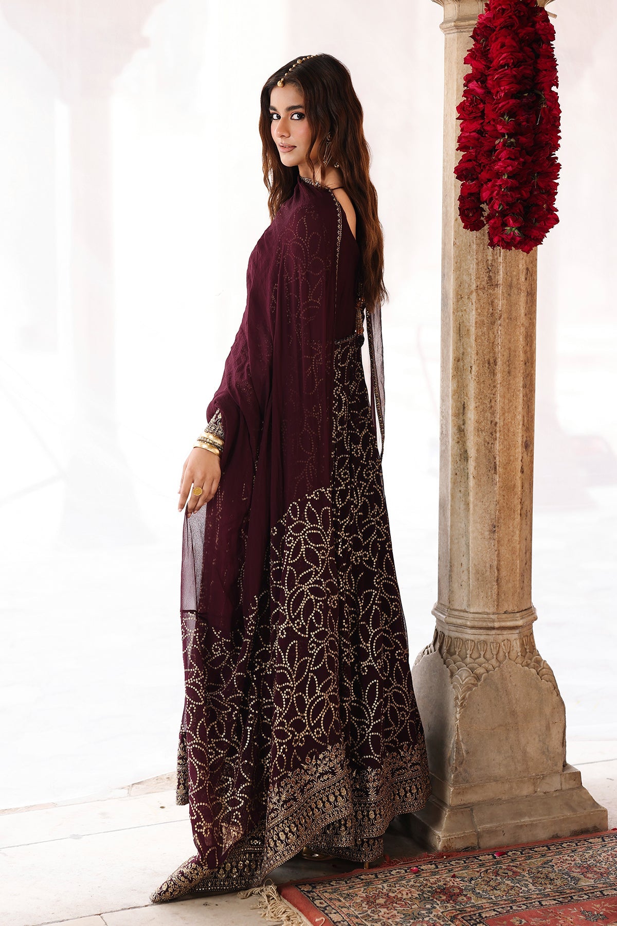 3-PC Embroidered Chiffon CMA-6-213