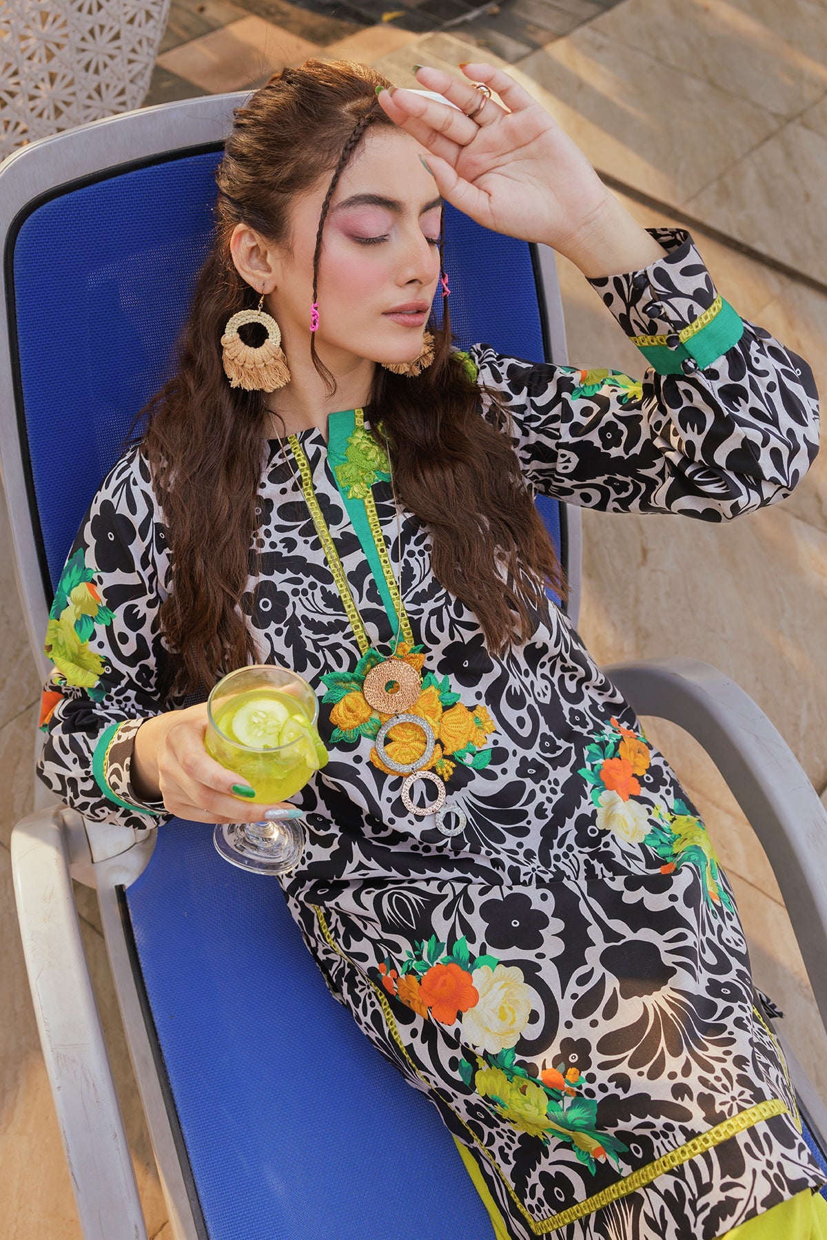 2-PC Embroidered  CPM-5-081