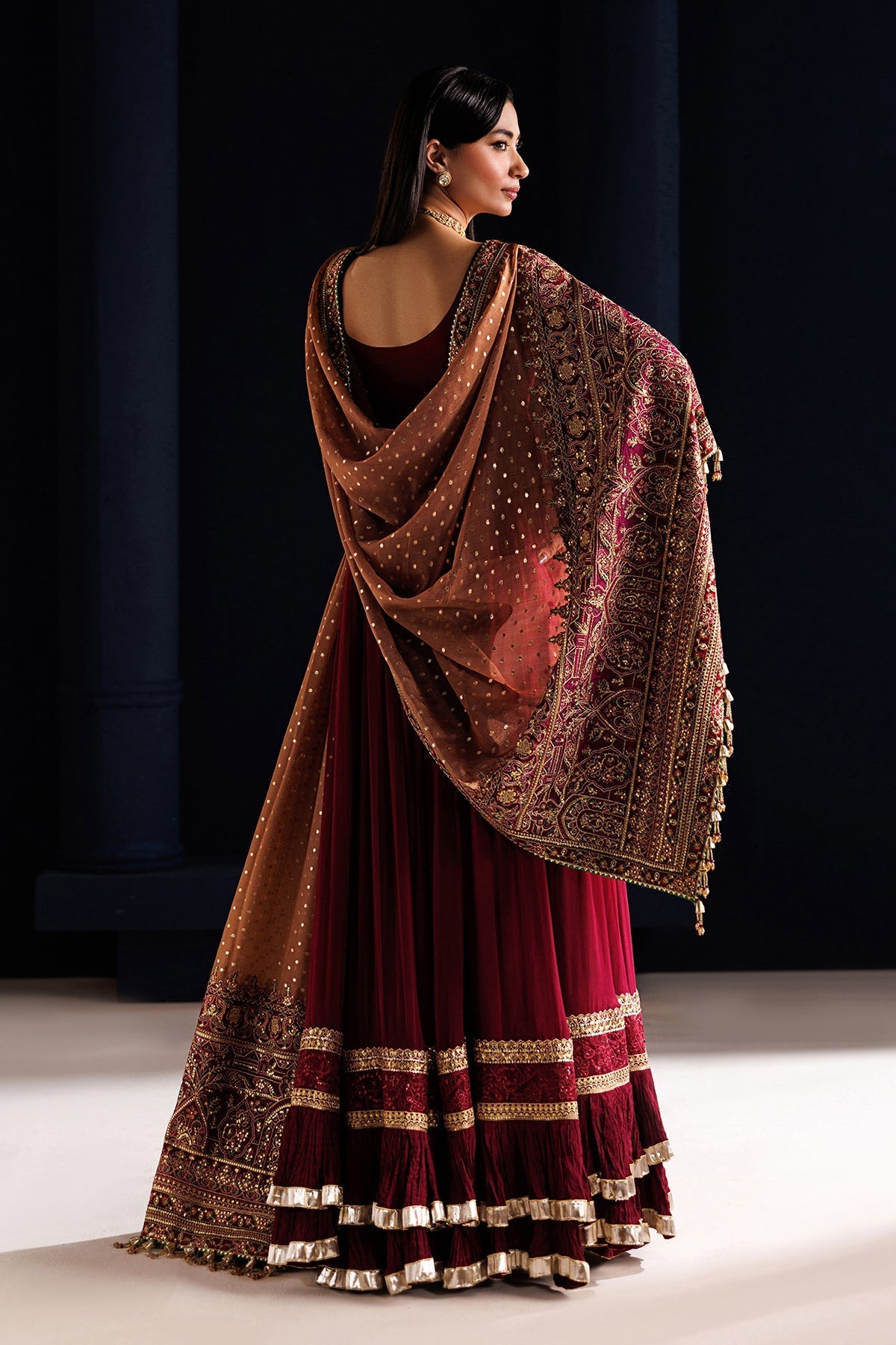 EMBROIDERED CHIFFON PR-1315
