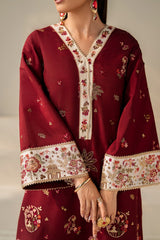 EMBROIDERED RAW SILK PR-1177