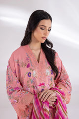 Stitched Muzlin Lawn Shirt + Dupatta