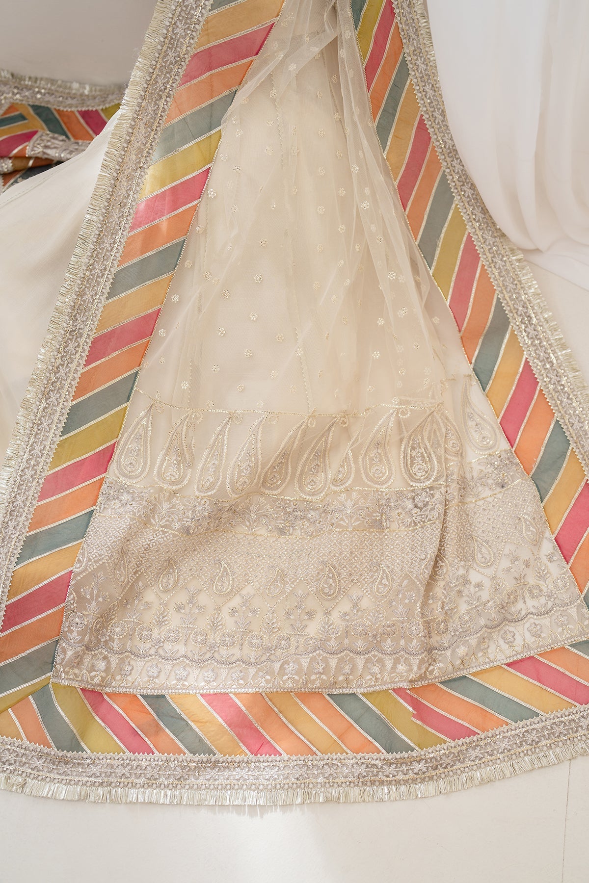 EMBROIDERED CHIFFON PR-1098