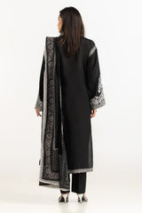 3PC Cotton Net Embroidered Suit