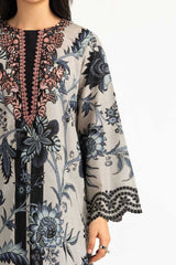 3PC Cross Hatch Printed Suit