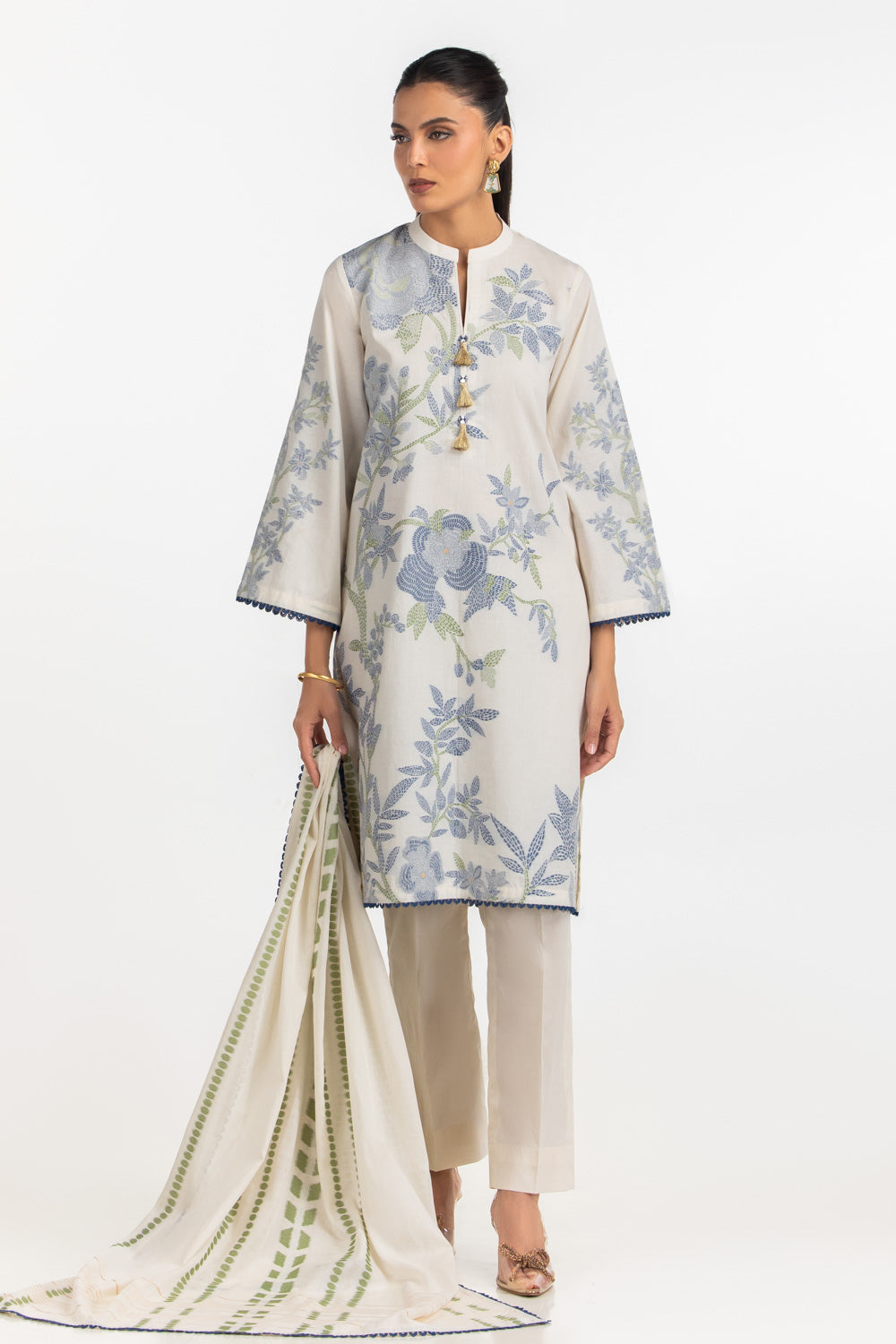 3PC Jacquard Dyed Suit