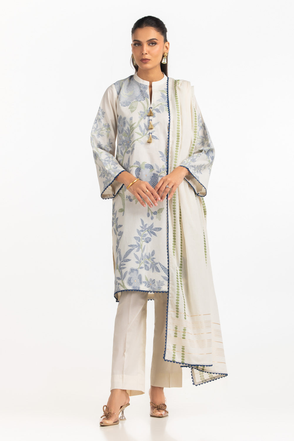 3PC Jacquard Dyed Suit
